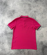 Prada hot pink polo shirt