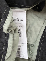 Stone island sage green cargo shorts