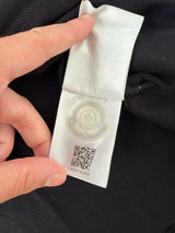 Moncler black L/S polo shirt