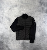 Moncler black tricot cardigan