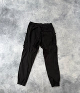 Stone island black cargo trousers