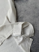 Moncler white polo shirt