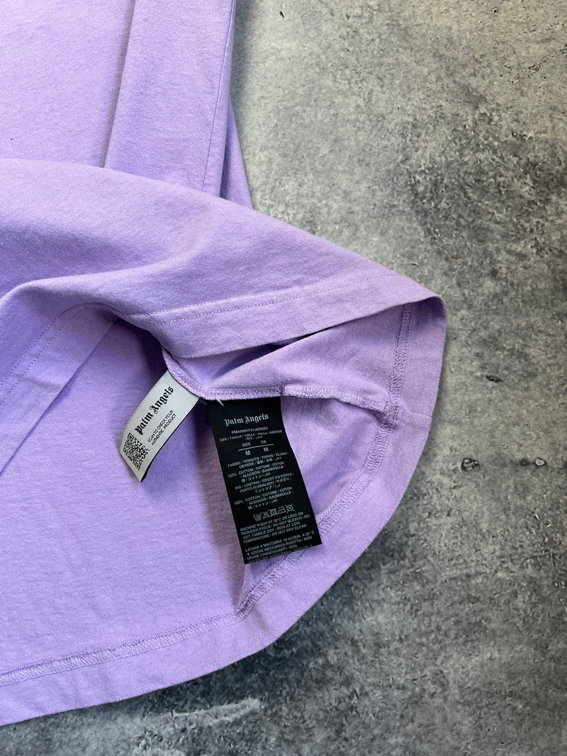 Palm angels lilac bear tee