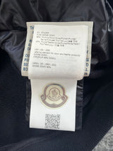 Moncler navy tricot cardigan