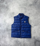 Moncler royal blue GUI gilet