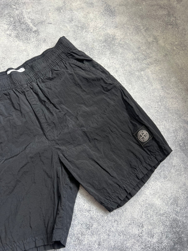 Stone island black swim shorts