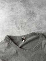 Moncler grey graphic tee with arm logo