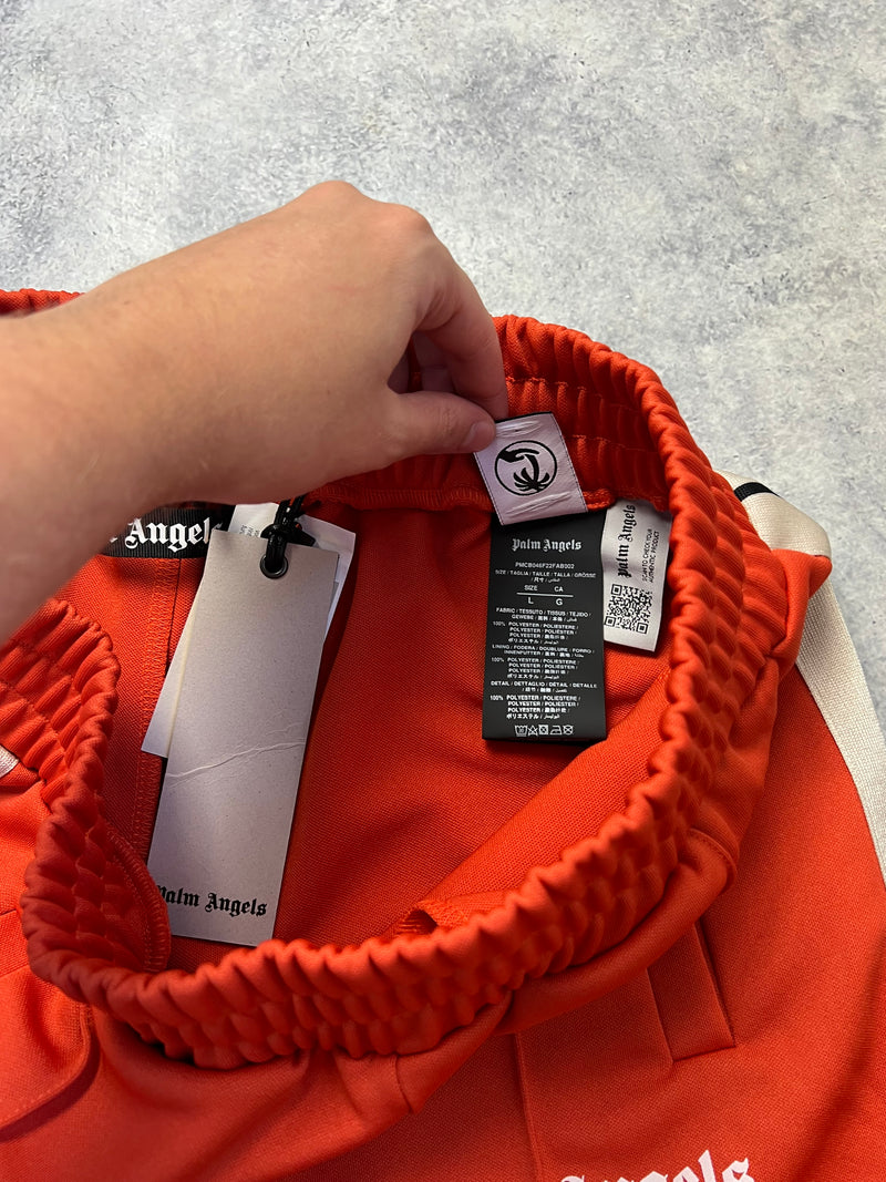 Palm angels orange track shorts