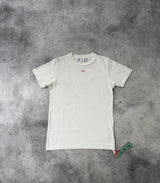 Off-white stencil arrows white & red tee