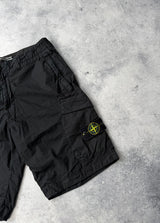 Stone island SS19 black cargo shorts