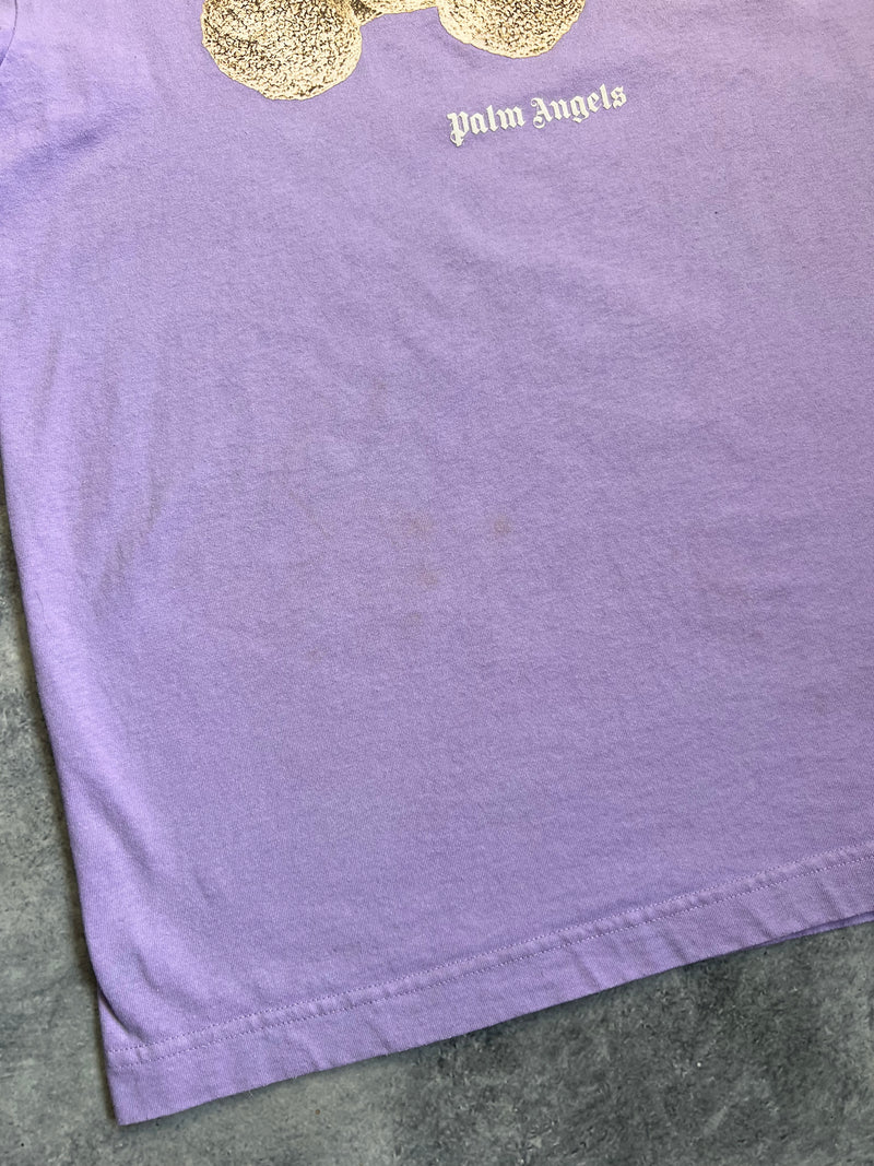 Palm angels lilac bear tee