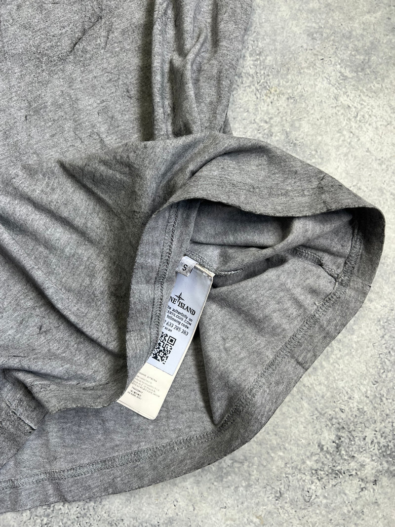Stone island 2020 grey dust treatment tee