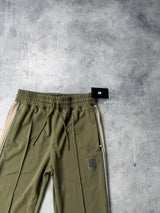 Yelir world khaki track bottoms