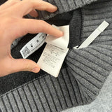 Off-white blocked knit crewneck