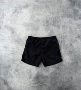 CP company black nylon chrome swim shorts