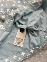 Louis Vuitton baby blue gradient tee