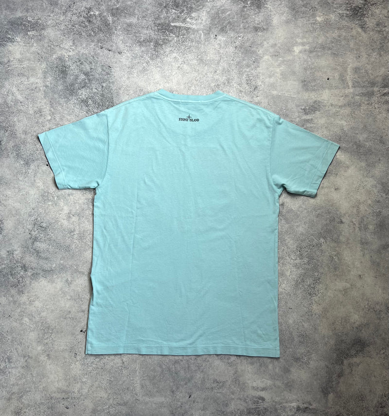 Stone island 2022 baby blue tee