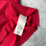 Moncler red polo shirt
