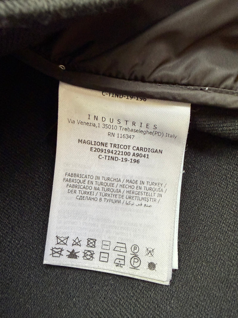 Moncler black tricot cardigan