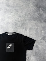 Stone island SS24 black graphic tee