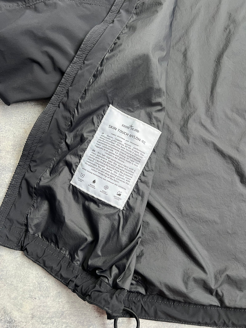 Stone island 2021 black skin touch nylon-tc jacket