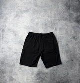 Stone island black cotton shorts