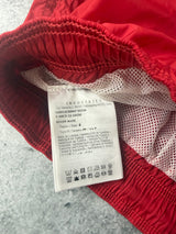 Moncler red swim shorts