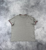 Moncler grey arm logo tee