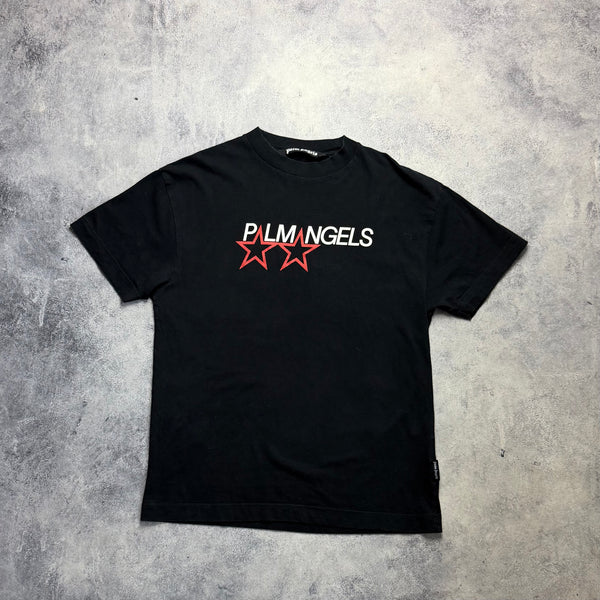 Palm angels black racing star tee