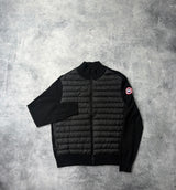 Canada goose black Hybridge knit jacket