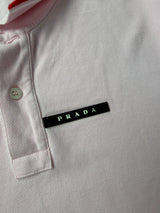 Prada pale pink polo shirt