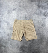 Stone island beige cargo shorts