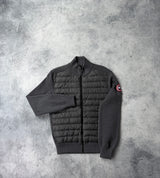 Canada goose iron grey hybridge knit jacket