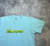 Supreme shrek baby blue tee