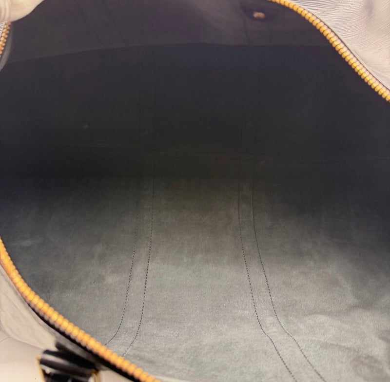 Louis Vuitton vintage black Epi leather keepall 55