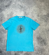 Stone island blue graphic tee