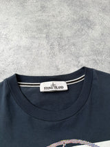 Stone island SS22 navy compass tee