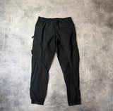 Stone island black cargo trousers