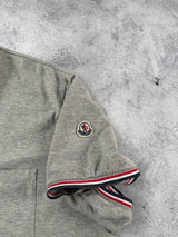 Moncler grey arm logo tee