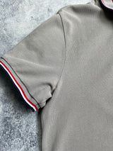 Moncler grey polo shirt