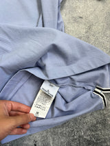Stone island blue polo shirt