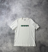 Yelir world white logo tee