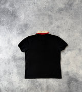 Gucci black stripe polo shirt