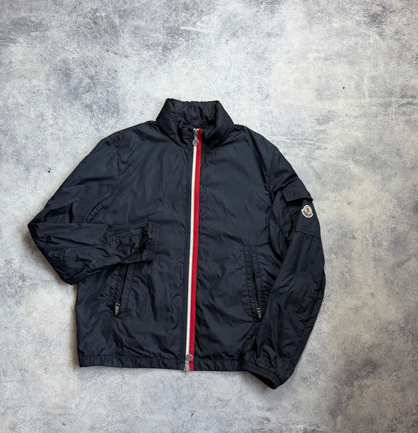 Moncler navy keralle nylon windbreaker jacket