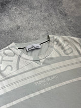Stone island 2022 grey graphic tee