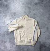 Palm angels cream track jacket