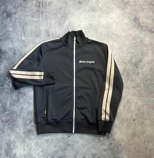 Palm angels charcoal grey track jacket