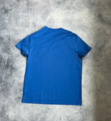 Moncler double logo blue tee