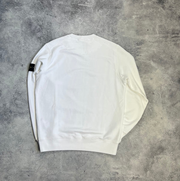 Stone island 2020 white jumper