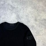 Stone island 2020 black wool ghost jumper